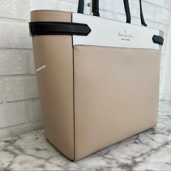 Kate Spade Colorblock Large Laptop Tote Shoulder Bag - Picture 3 of 13